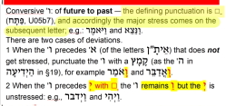 Conversive Waw, (imperfect) future to past perfect (Even Shoshan 4)